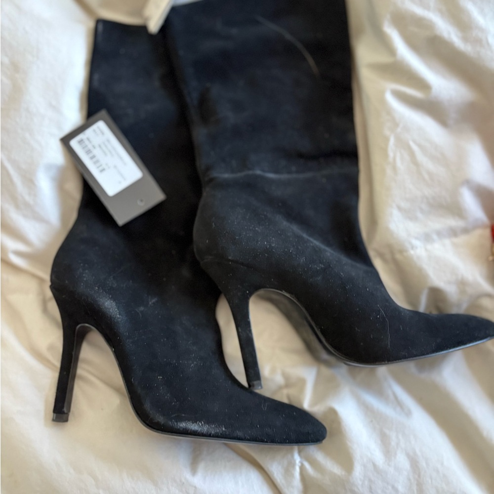 Elegant Black Women's Heeled Boots